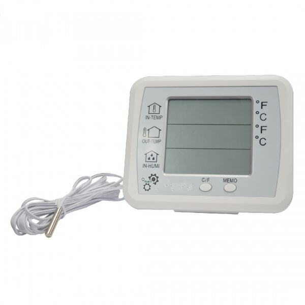Electronic Thermometer &amp; Hygrometer with Probe