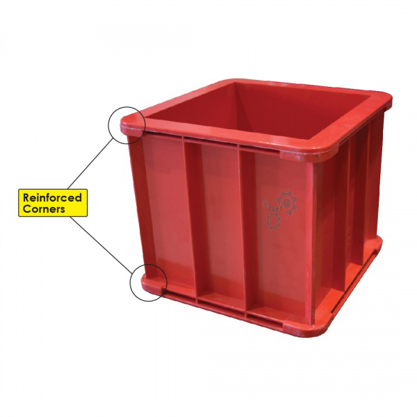 150mm Hybrid Fibre Plastic Cube Mould